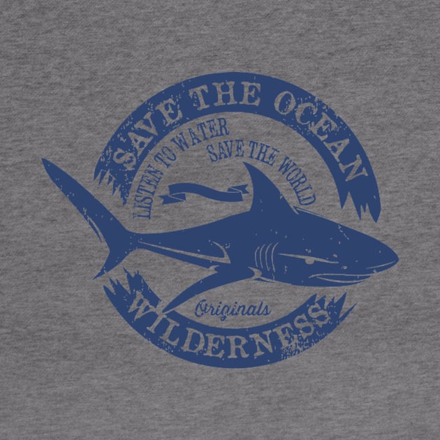 save planet ocean wild shark by Supertrooper